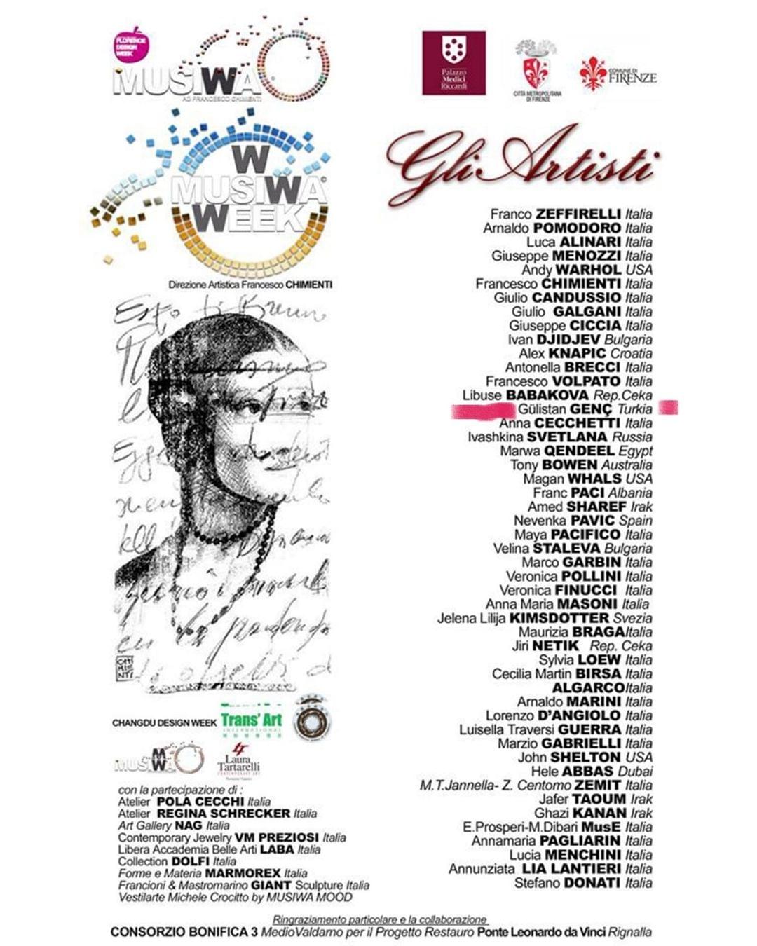 Musiwa 17 Bienali projesinden bir mozaik çalışma